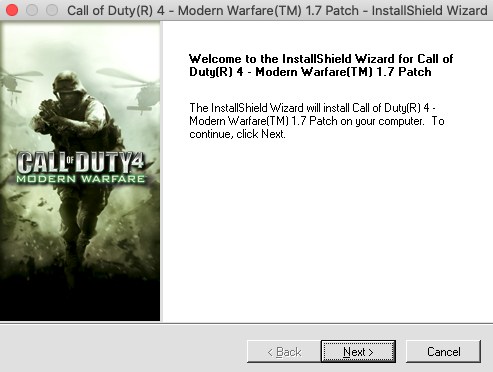 Patch 1.7 Mac (Digital Download) file - Call of Duty 4: Modern